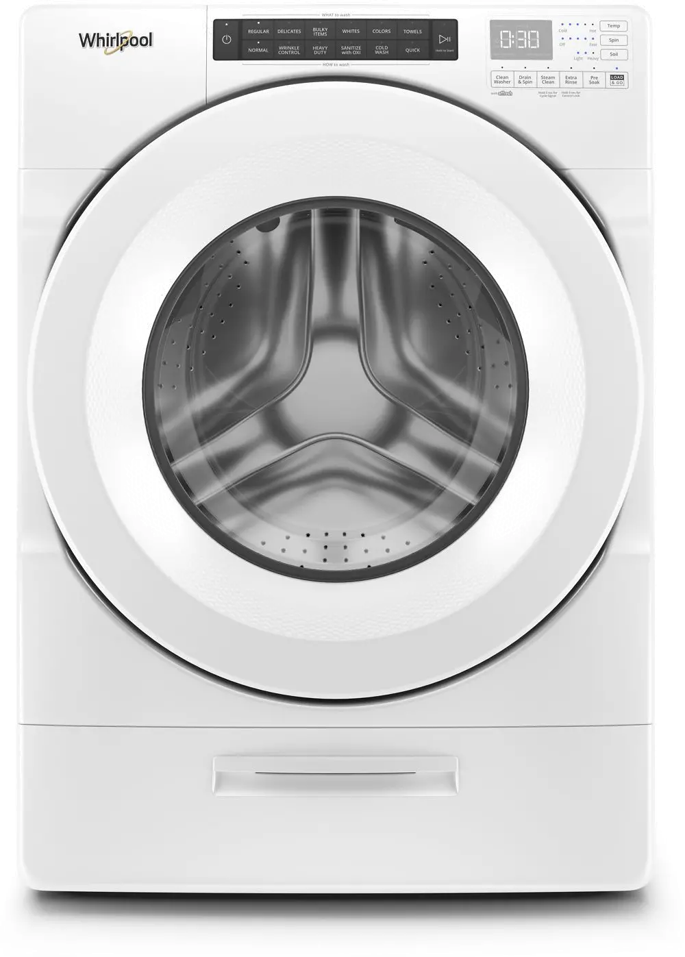 WFW5620HW Whirlpool Closet-Depth Washer - 4.5 cu. ft. White-1