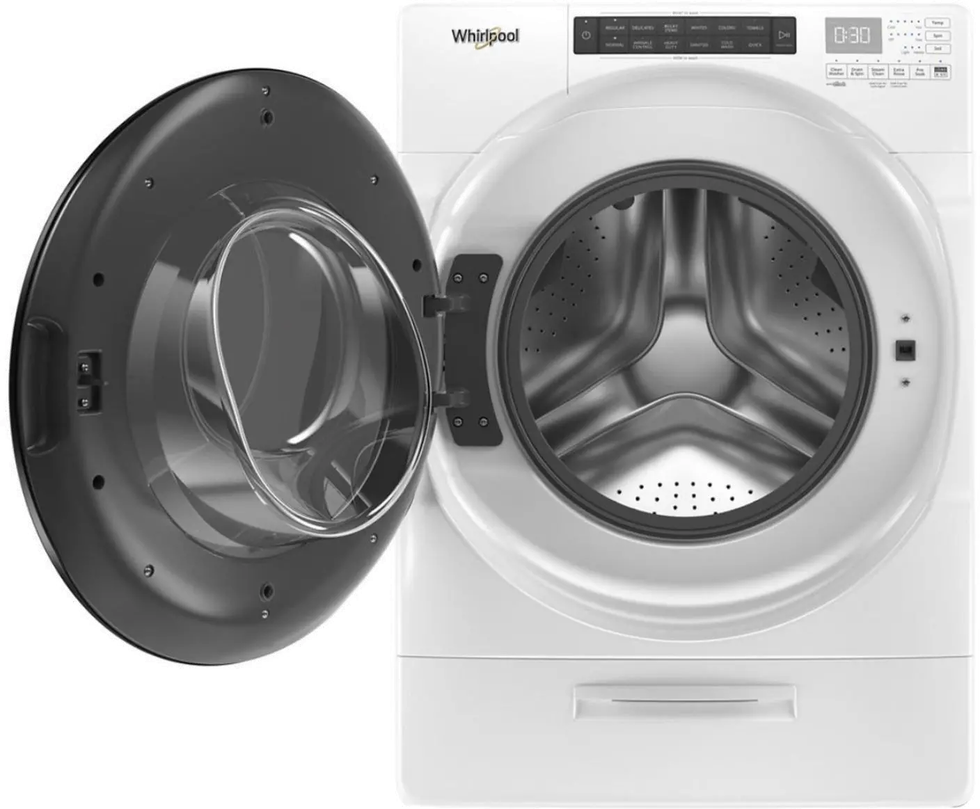 WFW6620HW Whirlpool Front Load Washer Closet-Depth - 4.5 cu. ft. White-2