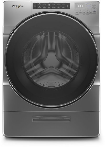 WFW6620HC Whirlpool Front Load Washer Closet-Depth - 4.5 cu. ft. Chrome Shadow