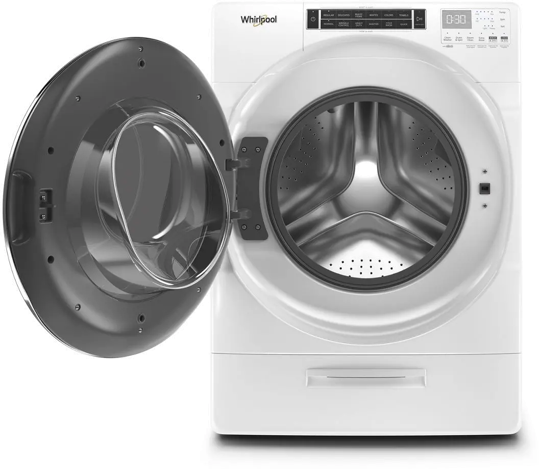 WFW8620HW Whirlpool Front Load Washer with Load & Go XL Dispenser - 5.0 cu. ft. White-2