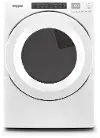 WED560LHW Whirlpool Electric Dryer with Intuitive Touch Controls - 7.4 cu.ft White