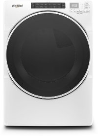 WED6620HW Whirlpool 7.4 cu. ft. Front Load Electric Dryer with Steam Cycles - White-1