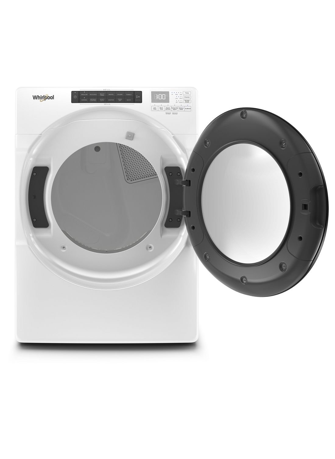 WED6620HW Whirlpool 7.4 cu. ft. Front Load Electric Dryer with Steam Cycles - White-2