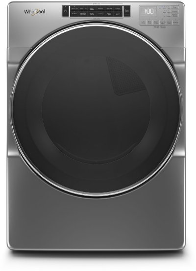 WED8620HC Whirlpool Electric Dryer with Steam Cycles - 7.4 cu. ft. Chrome