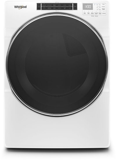 WGD8620HW Whirlpool Gas Dryer with Steam Refresh Cycle - 7.4 cu. ft. White