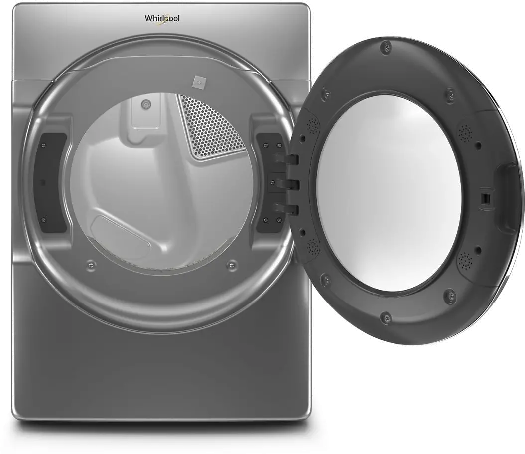WED9620HC Whirlpool 7.4 cu. ft. Smart Front Load Electric Dryer - Chrome-2