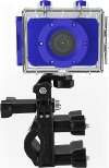 Clearance Sharper Image Waterproof 1080p HD Blue Action Camera