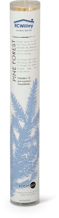 Pine Forest 10 Piece Pre-Scented Sticks with Vase-2