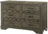 Foundry Pewter Gray Dresser