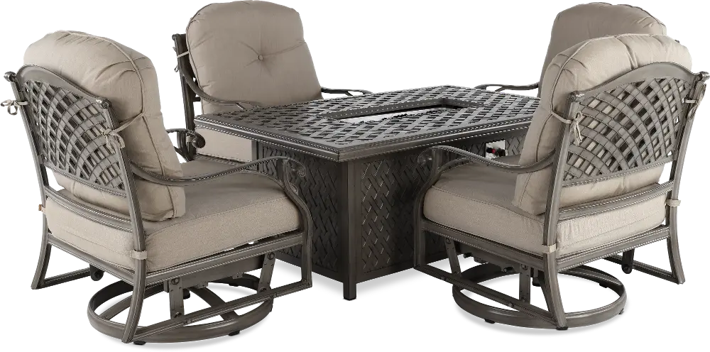 Macan Traditional Patio Fire Pit Set-1