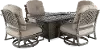 Macan Traditional Patio Fire Pit Set