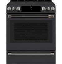 CXFCEHKPMBT Café Electric Range Accessory Kit with 2 Handles and 6 Knobs in Brushed Black-2