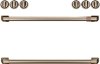 CXFCEHKPMBZ Café Electric Range Accessory Kit with 2 Handles and 6 Knobs in Brushed Bronze