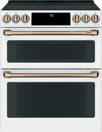 CXFCEHKPMBZ Café Electric Range Accessory Kit with 2 Handles and 6 Knobs in Brushed Bronze-2