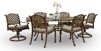 Traditional Patio 7 Piece Dining Set - Castle Rock-2