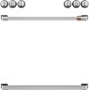 CXFCHHKPMSS Cafe Electric Range Handle (2) and Knob Kit (6) in Brushed Stainless Steel