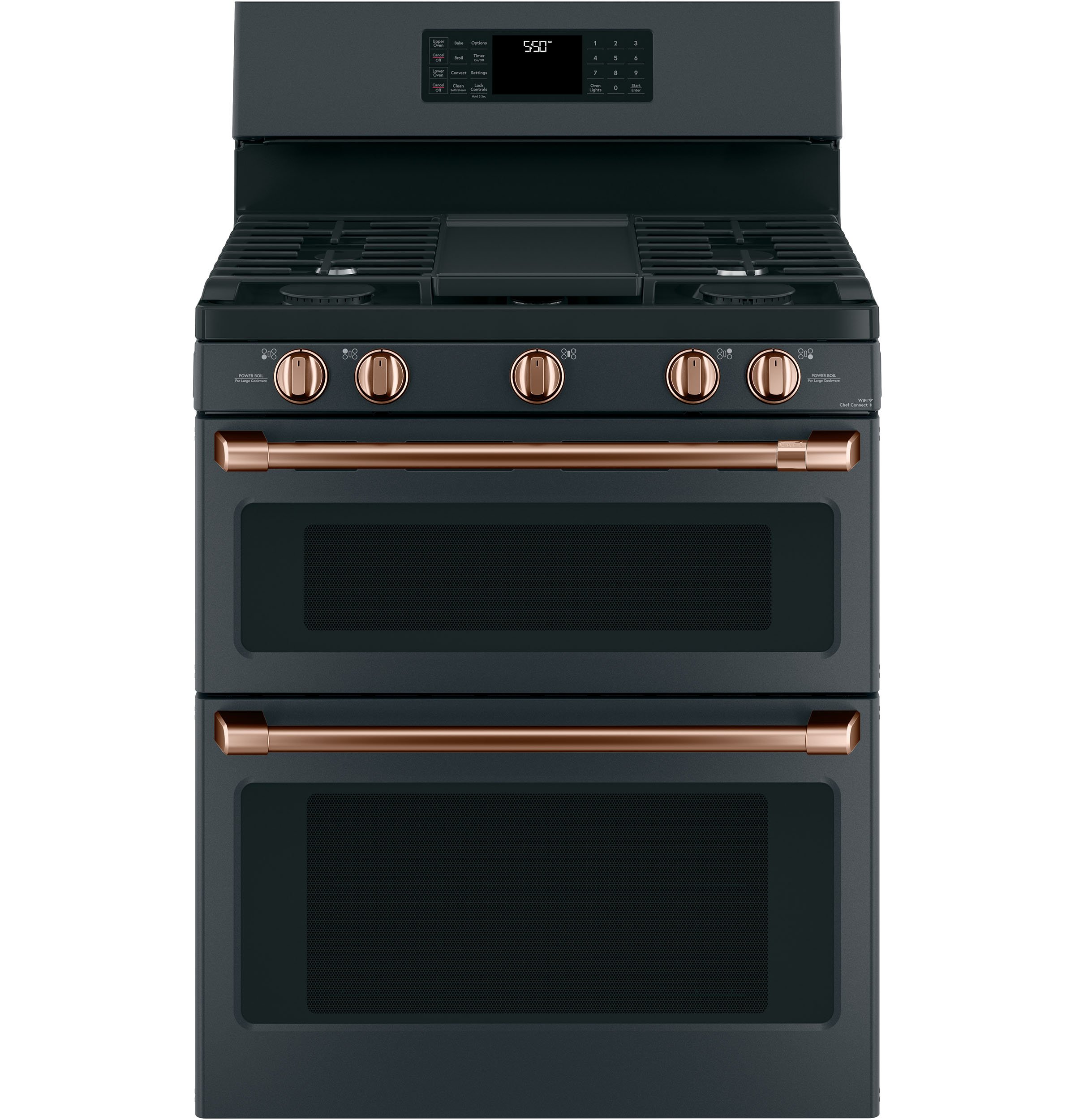 CXFSGHKPMCU Café Gas Range 2 Handle and 6 Knob Kit in Brushed Copper-2