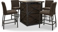 5PC:FRANKLIN/FIRCHT2 5 Piece Fire Tower Chat Group - Franklin