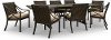 Wicker 9 Piece Patio Dining Set - Davenport