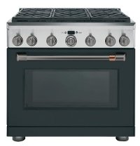 CXPR6HKPMBT Café Gas Range Handle and Knob Kit in Brushed Black-2