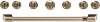 CXPR6HKPMBZ Café Gas Range Handle and Knob Kit in Brushed Bronze