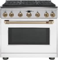 CXPR6HKPMBZ Café Gas Range Handle and Knob Kit in Brushed Bronze-2
