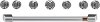 CXPR6HKPMSS Cafe Gas Range Handle and Knob Kit in Brushed Stainless Steel