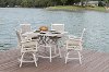 5 Piece Patio Pub Dining Set - Lake House