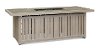White Wash 72 Inch Rectangular Fire Pit - Lake House