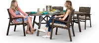 Ash Gray 5 Piece Patio Dining Set - Glenwood