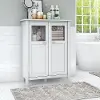 BD018WH Broadview White Bathroom Storage Cabinet - Bush Furniture
