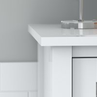 White Bathroom Storage Cabinet - Broadview-3