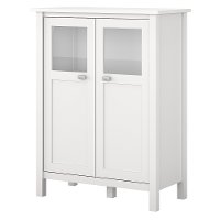 White Bathroom Storage Cabinet - Broadview-6