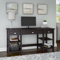 Espresso Oak 60 Inch Home Office Desk - Broadview