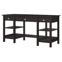 Espresso Oak 60 Inch Home Office Desk - Broadview-2