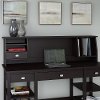 Espresso Oak Small Hutch Organizer for 60 Inch Desk - Broadview