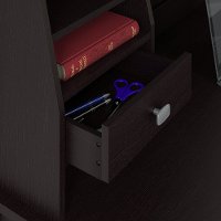 Espresso Oak Small Hutch Organizer for 60 Inch Desk - Broadview-4