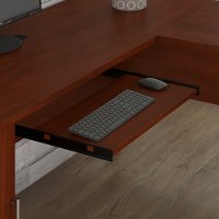 60 Inch Cherry L Shaped Desk - Somerset-3
