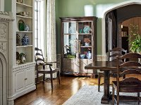 Cherry Display Cabinet - Barrington
