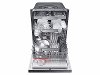 DW80M9990UM Samsung Hidden Touch Control Chef Collection Dishwasher with WaterWall Technology - Black Stainless Steel-4