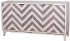 Weathered White and Gray Dining Room Sideboard - Minori