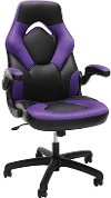 Purple and Black Racing Style Leather Gaming Chair - Essentials