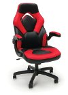 Red and Black Racing Style Leather Gaming Chair - Essentials