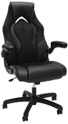 Black and Black Leather Gaming Chair - Essentials