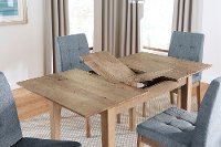 Oak and Gray 5 Piece Dining Set - Barcelona-2