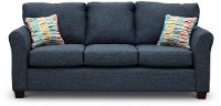Casual Contemporary Navy Blue Sofa Bed - Wall St.