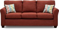 Casual Contemporary Ruby Red Sofa Bed - Wall St.