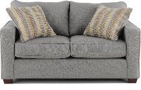 Contemporary Stone Gray Loveseat - Gavin