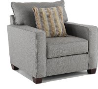 Contemporary Stone Gray Chair - Gavin