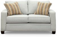 Contemporary Sky Gray Loveseat - Gavin